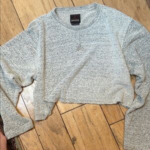 Prana Heathered Gray Women's Sweatshirt